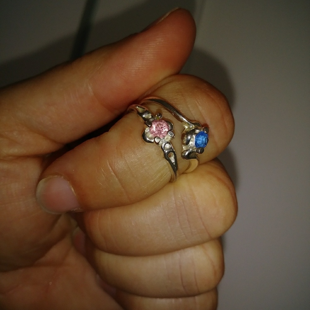 Silver Plated Rings. Price Includes Both Rings